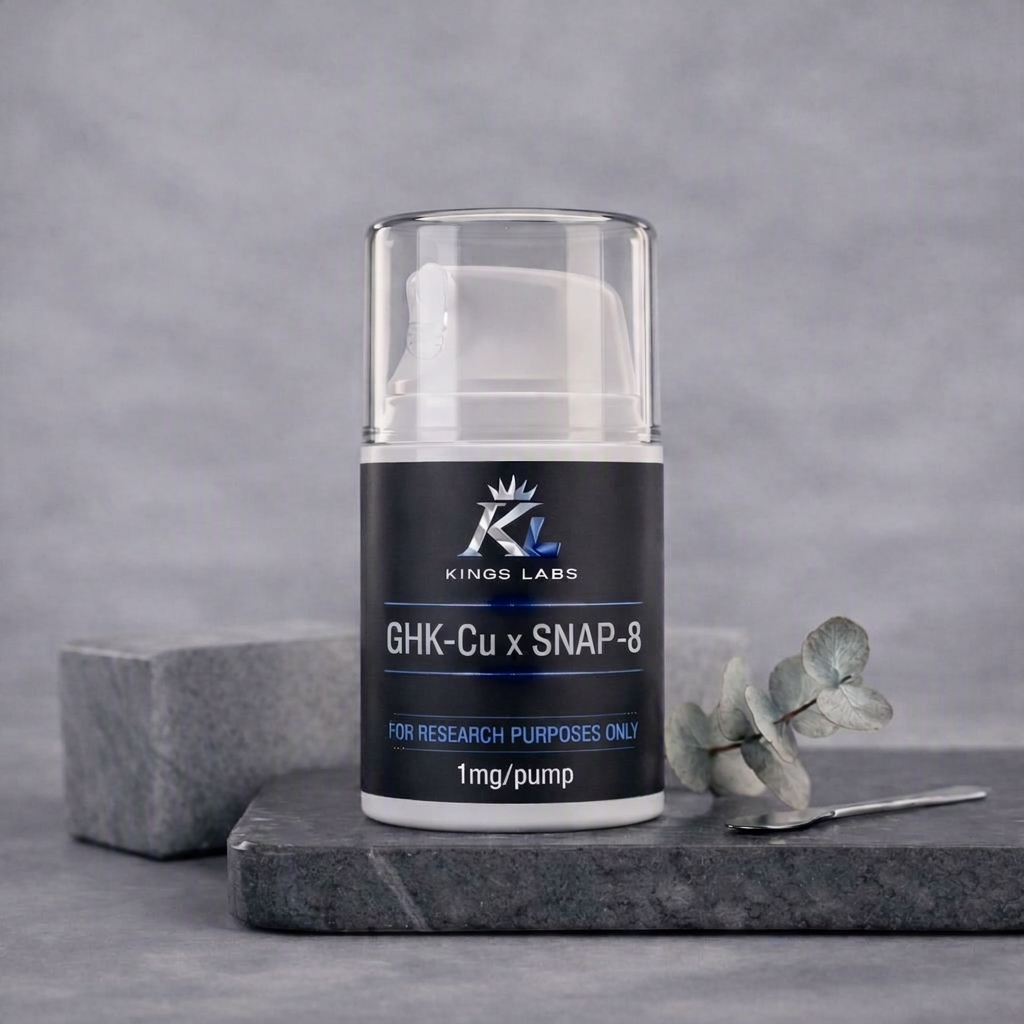 GHK-Cu + SNAP-8 Peptide Serum Anti-Wrinkle Firming Collagen 50mg (1mg per pump)